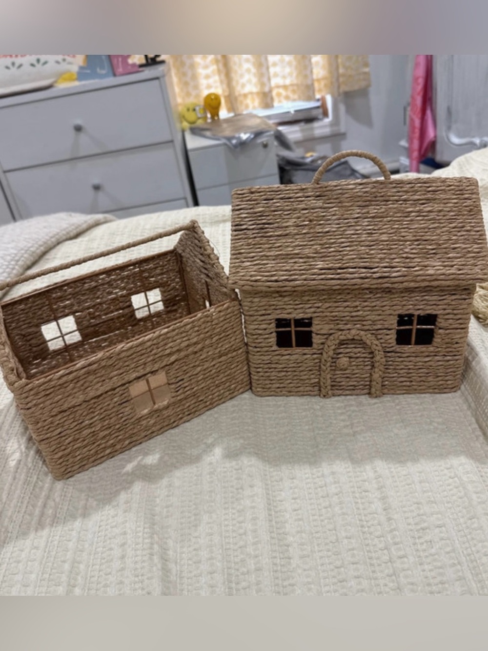 bundle of 2 target bullseye’s playground woven house storage